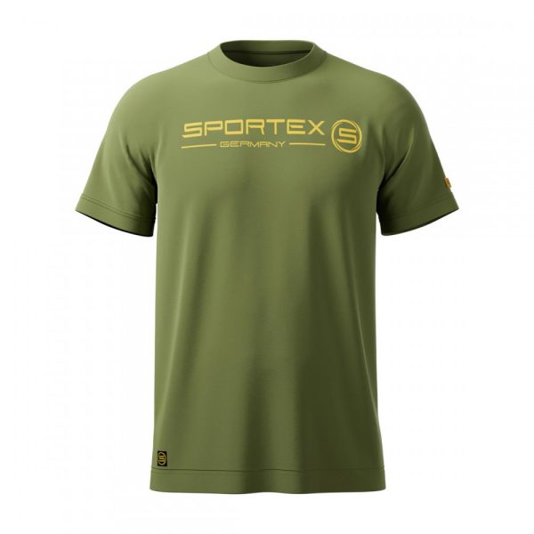 SPORTEX PÓLÓ T-SHIRT OLIVE GREEN M