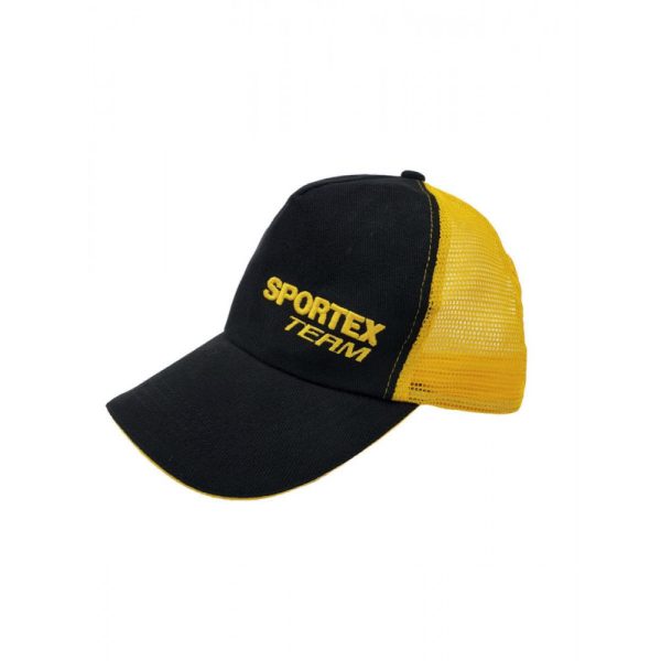 SPORTEX SAPKA BASE CAP TRUCKER MESH FEKETE