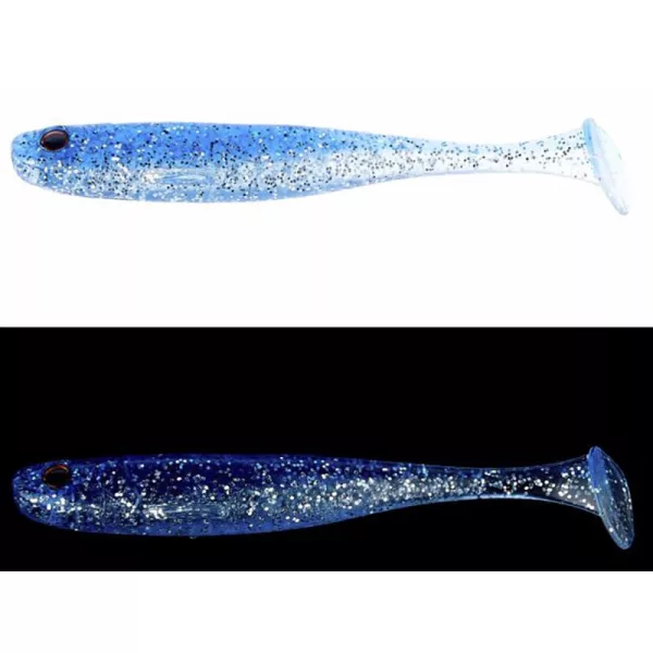 MAJOR CRAFT STABI SHAD SLIM 3.5" 8.9cm #002 Blue Silver