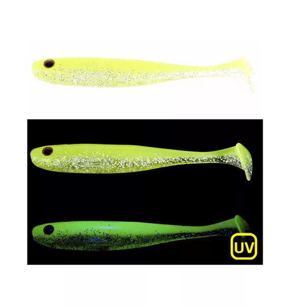 MAJOR CRAFT STABI SHAD SLIM 3.5" 8.9cm #005 Chart Silver