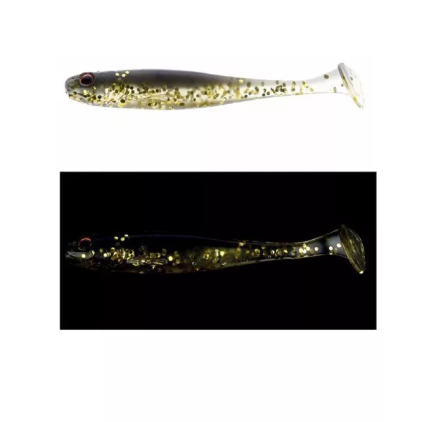 MAJOR CRAFT STABI SHAD SLIM 5" 12.7cm 13.4gr #004 Black Gold