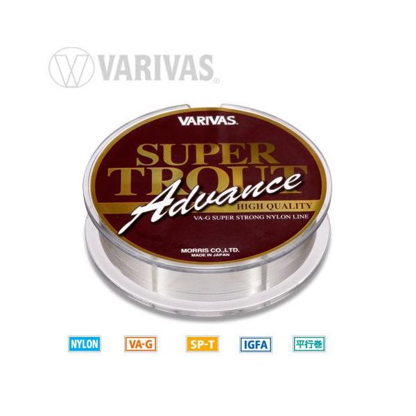 VARIVAS SUPER TROUT ADVANCE NYLON 100m 0.117mm 2.5lb