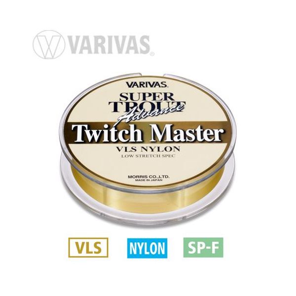 VARIVAS SUPER TROUT TWITCH MASTER 100m 0.128mm 3lb Gold