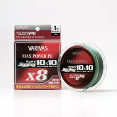   VARIVAS AVANI JIGGING 10x10 MAX PE X8 200m #1.0 20.2lb 10mx10 Color