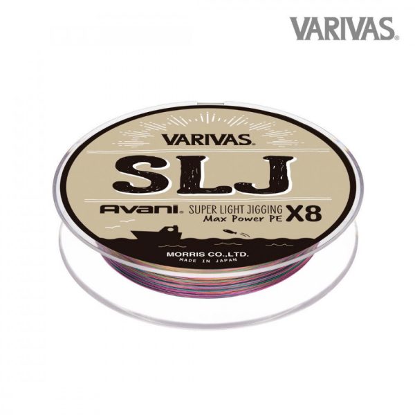 VARIVAS AVANI SLJ SUPER LIGHT JIGGING MAX POWER PE X8 150m #0.8 16.7lb 10m x 5 Color