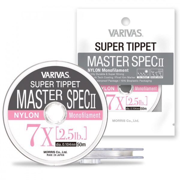 VARIVAS SUPER TIPPET MASTER SPEC ll NYLON 6X 50m 0.128mm 3.5lb