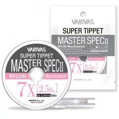   VARIVAS SUPER TIPPET MASTER SPEC ll NYLON 6.5X 50m 0.117mm 3.3lb