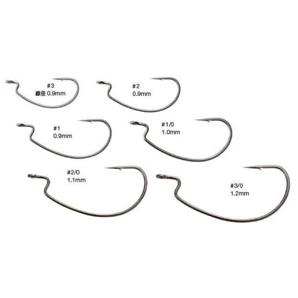 VARIVAS OFFSET HOROG MASTER POWER BAIT FINESS #1