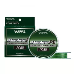  VARIVAS ABSOLUTE PREMIUM PE X8 150m #1.2 0.185mm 23lb Marking Green