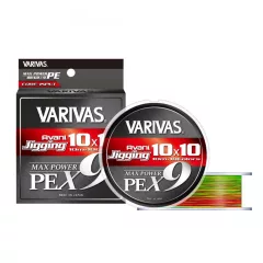   VARIVAS AVANI JIGGING 10x10 MAX PE X9 200m #1.2 0.185mm 25lb 10mx10 Marking Color