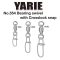 Yarie Jespa FORGÓKAPOCS YARIE 554 CROSSLOCK BEARING SWIVEL 50LB