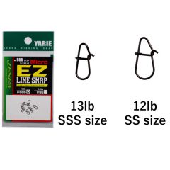 Yarie Jespa KAPOCS YARIE 555 MICRO EZ LINE SNAP 13LB SS