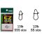 Yarie Jespa KAPOCS YARIE 555 MICRO EZ LINE SNAP 13LB SS