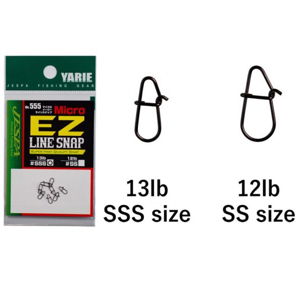 Yarie Jespa KAPOCS YARIE 555 MICRO EZ LINE SNAP 13LB SSS