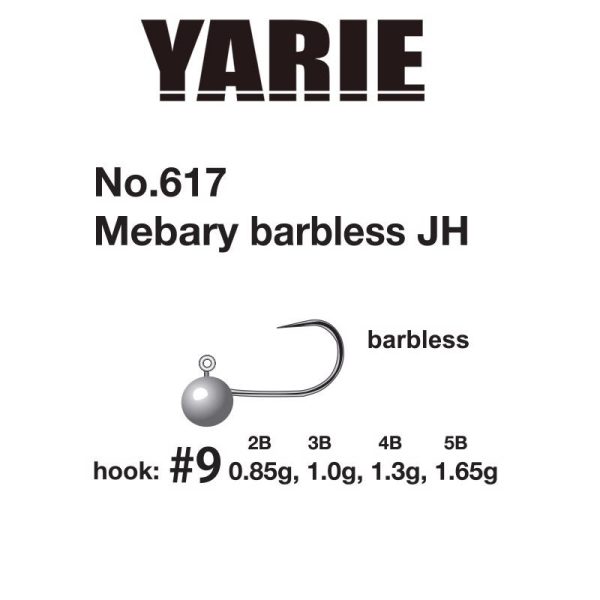 JIG FEJ YARIE 617 MEBARY BARBLESS 9 1.3gr