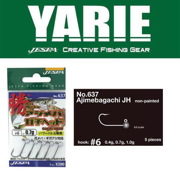 JIG FEJ YARIE 637 AJIMEBA GACHI 6 0.7gr