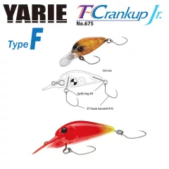   Yarie Jespa YARIE 675 T-CRANKUP JR TYPE F 2.8mm 1.8gr C23 Eliringo