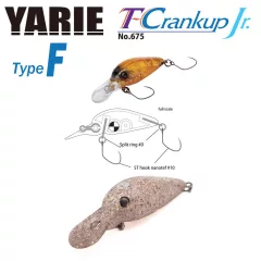   Yarie Jespa YARIE 675 T-CRANKUP JR TYPE F 2.8mm 1.8gr C24 PonT