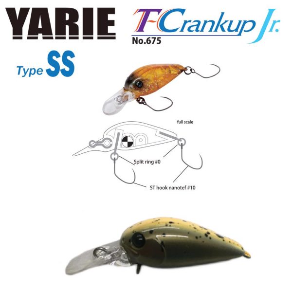 Yarie Jespa YARIE T-CRANKUP JR 675 TYPE SS 2.8mm 2.1gr C28 Ca Uny