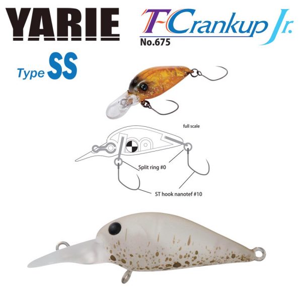 Yarie Jespa YARIE T-CRANKUP JR 675 TYPE SS 2.8mm 2.1gr C3 Akayari