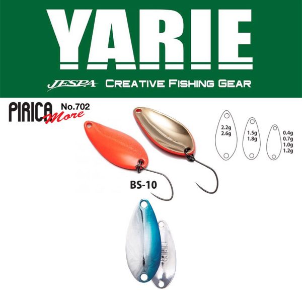 Yarie Jespa YARIE 702 PIRICA MORE 1.0gr BS10 Blue/Silver