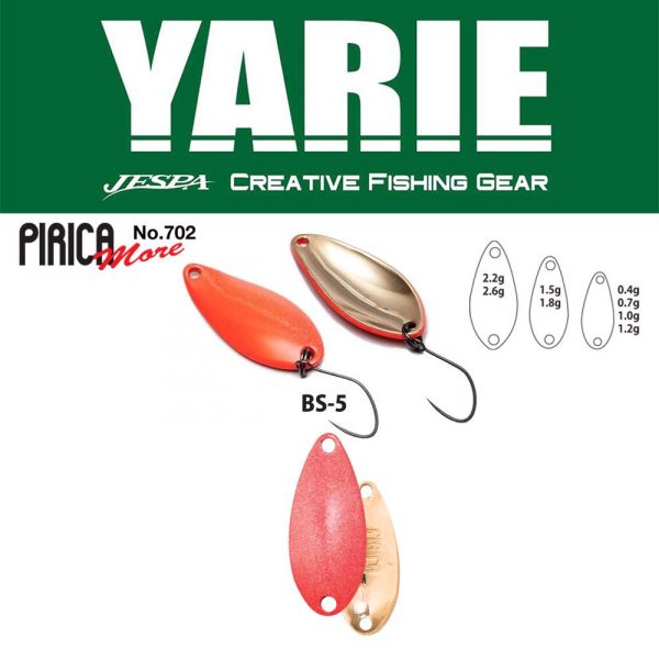 Yarie Jespa YARIE 702 PIRICA MORE 1.5gr BS-5 Matte Red