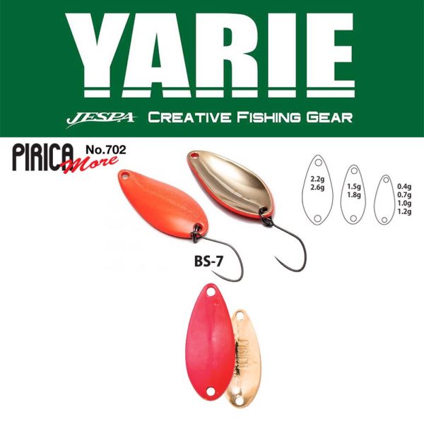 Yarie Jespa YARIE 702 PIRICA MORE 1.5gr BS-7 Candy Pink