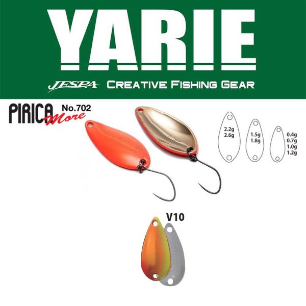 Yarie Jespa YARIE 702 PIRICA MORE 1.5gr V10 Mix Orange