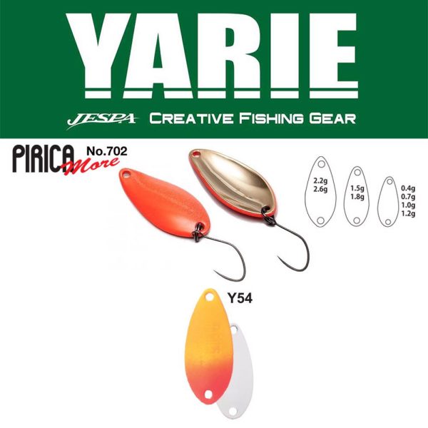 Yarie Jespa YARIE 702 PIRICA MORE 1.5gr Y54 Orange/Red
