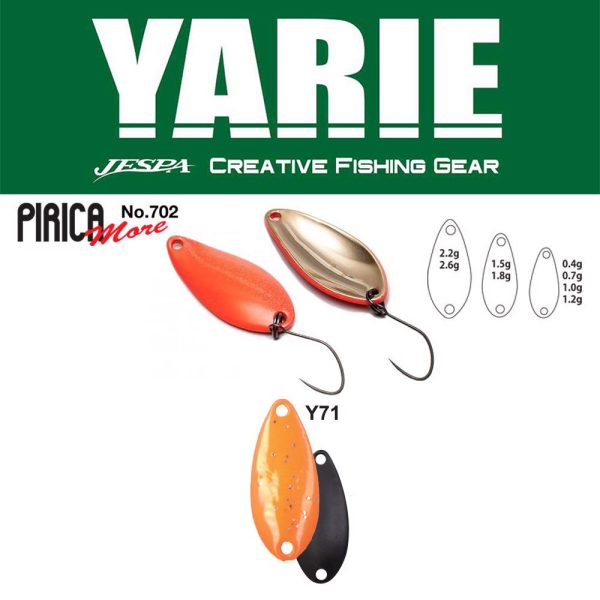Yarie Jespa YARIE 702 PIRICA MORE 1.5gr Y71 Orange