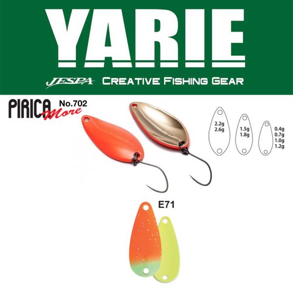 Yarie Jespa YARIE 702 PIRICA MORE 2.2gr E71 AG Carrot