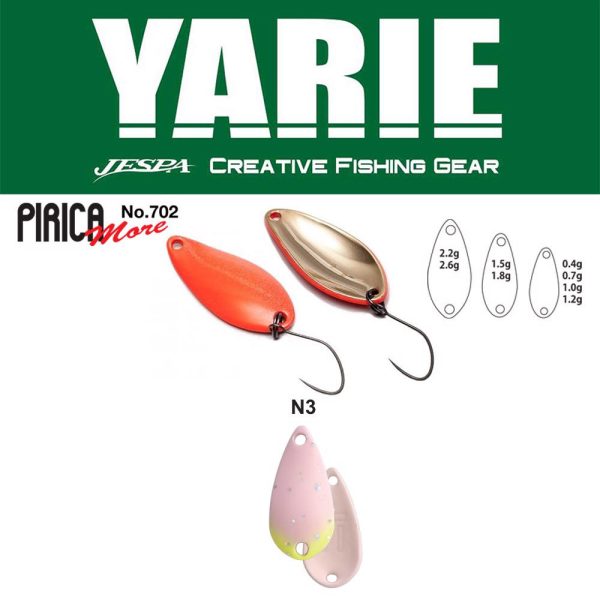 Yarie Jespa YARIE 702 PIRICA MORE 2.2gr N3 Light Pink Glow