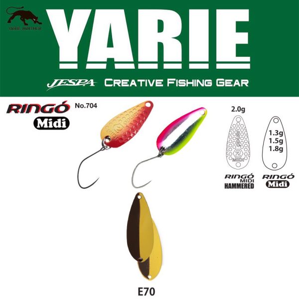 Yarie Jespa YARIE 704 RINGO MIDI 1.8gr E70 Pudding