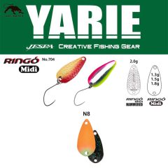 Yarie Jespa YARIE 704 RINGO MIDI 1.8gr N8 AG Carrot/Black