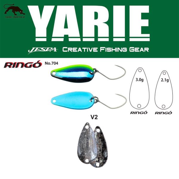 Yarie Jespa YARIE 704 RINGO 2.1gr V2 Naive Silver