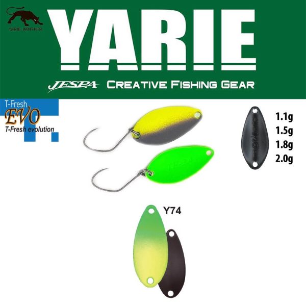 Yarie Jespa YARIE 710T T-FRESH EVO 1.5gr Y74 Green/Lemon