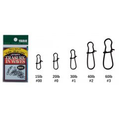 Yarie Jespa KAPOCS YARIE 809 LINE SNAP BLACK #0 20lb