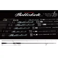   Yamaga Blanks  BALLISTICK 710ML-MH 2.394 2-40gr Fuji Sic K Titanium
