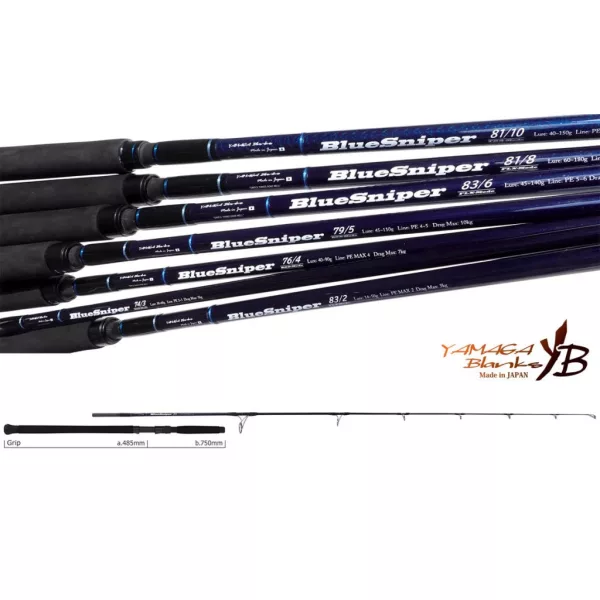 YAMAGA BLUE SNIPER 79/5 RGD MODE 2.38m 45-110gr