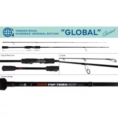 Yamaga Blanks  FWP-78MH GLOBAL 2.36m 10-38gr