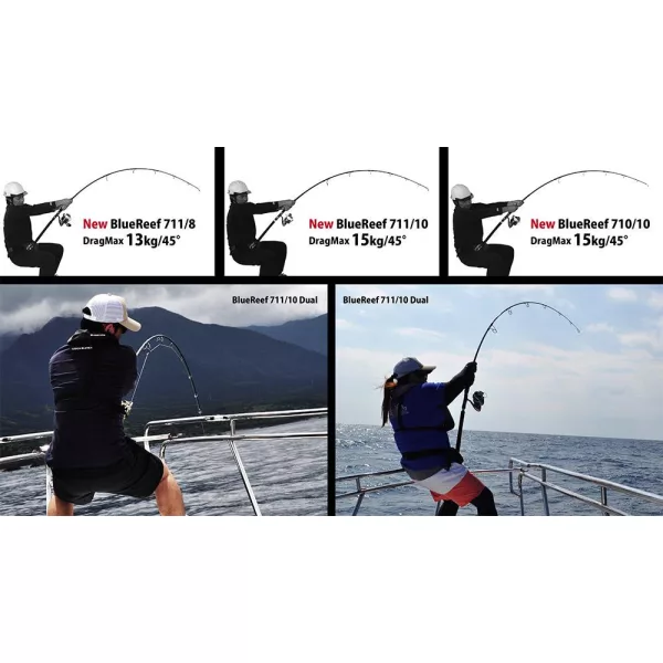 Yamaga Blanks BLUE REEF GT 710/10 CHUGGER 2.415m Max 220gr