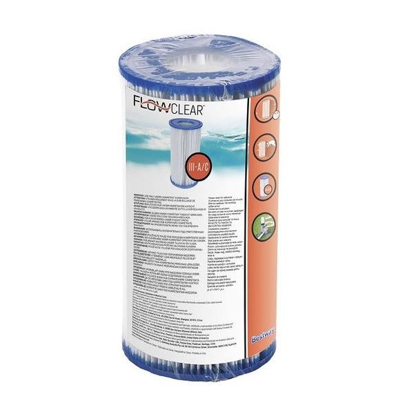 Bestway papírszűrő filter III. - A/C typ. 4-6 m3/h