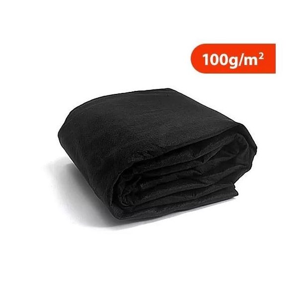 Méretre vágott talajtakaró geotextil 100g/m2 1,5 méter széles - egyik oldalán fixált ár/m2
