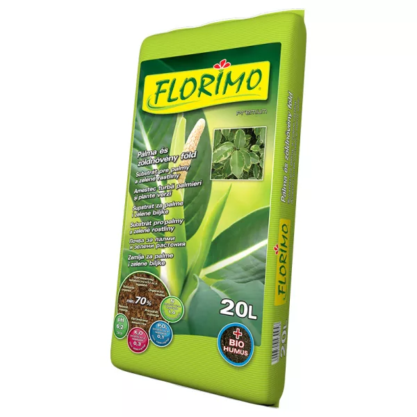 Florimo pálma és zöldnövény virágföld 20 liter - semleges pH 6,66