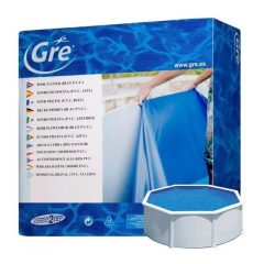   Gre medence pótfólia 0,4 mm kék kör D:350 cm akasztóprofilos 132 cm magas