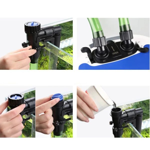 SunSun HW-3000 külső akvárium szűrő LCD + UV-C lámpa 1200–3000 l/h