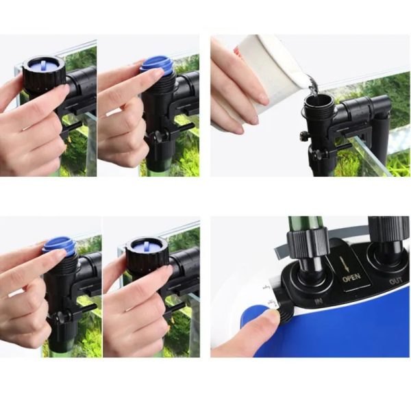 SunSun HW-3000 külső akvárium szűrő LCD + UV-C lámpa 1200–3000 l/h