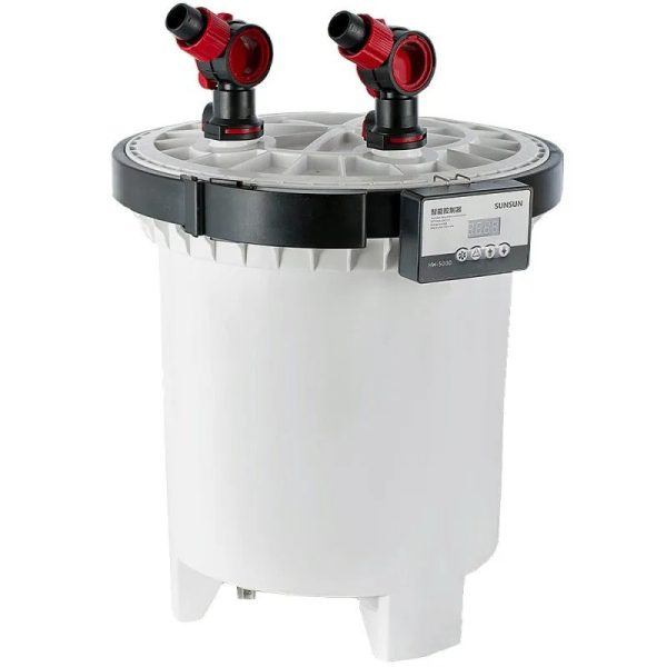 SunSun HW-5000 külső akvárium szűrő LCD + UV-C lámpa 1800-4600 l/h
