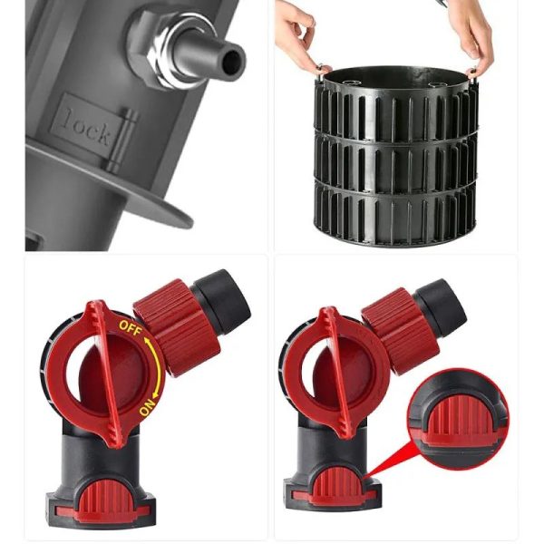 SunSun HW-5000 külső akvárium szűrő LCD + UV-C lámpa 1800-4600 l/h