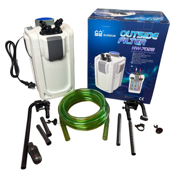 SunSun HW-703B külső akvárium szűrő 1400 l/h + 9W UV-C lámpa
